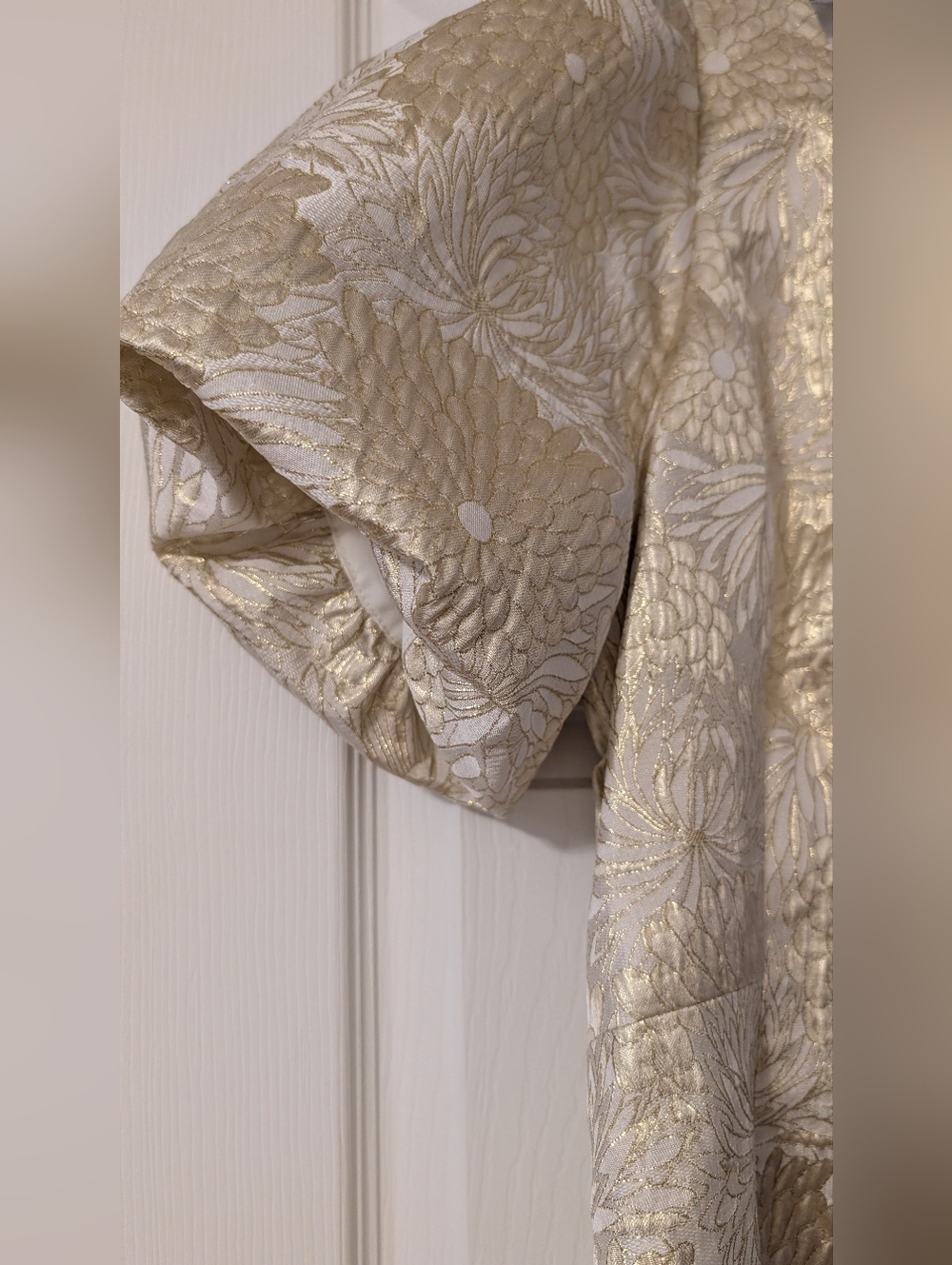 Lilly Pulitzer Gold Brocade Alani Dress Size 16 - Picture 4 of 13
